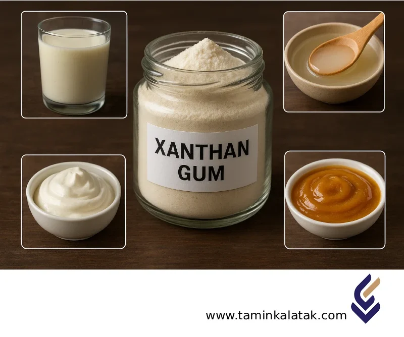 کاربردهای صمغ زانتان